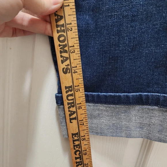 Levi's Jeans 515 Capri Women's 6 Blue Denim Dark Wash - Picture 6 of 10